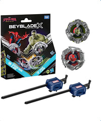 Beyblade X - Marvel Dual Pack: Spider-Man 6-60R & Hulk 3-85N