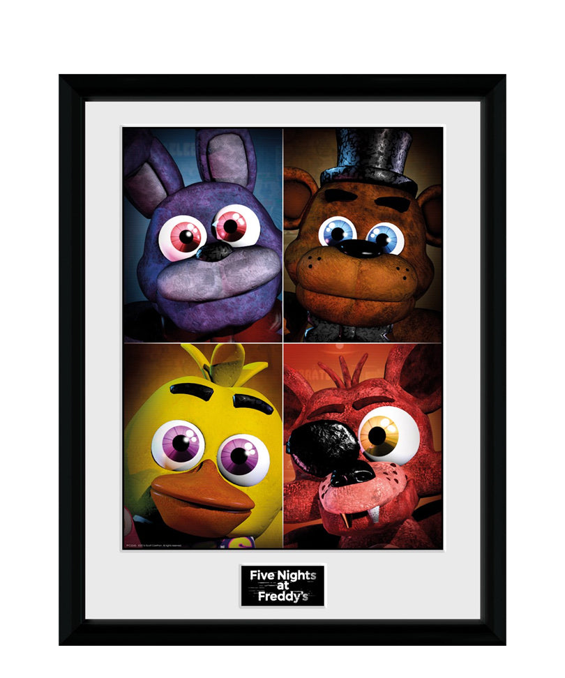 Stampa Incorniciata Five Nights At Freddy's: Multi Personaggi