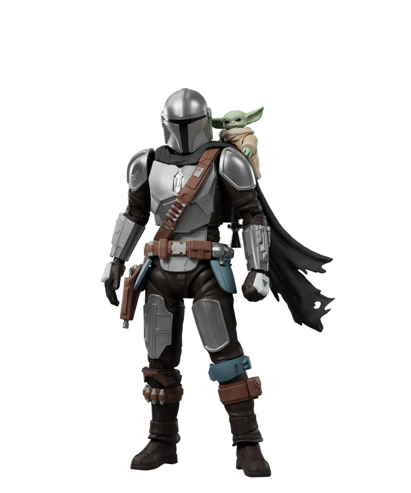 Star Wars The Mandalorian Blokees Plastic Model Kit Champion Class 05 Din Djarin & Grogu