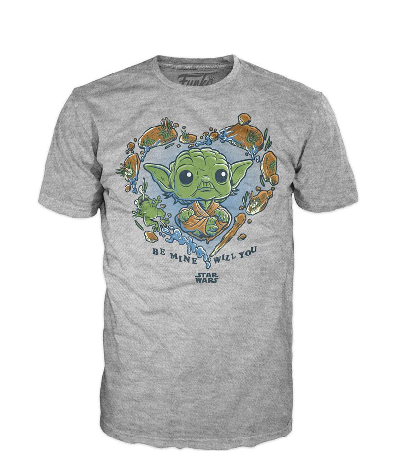 Star Wars - POP! T-Shirt Be Mine Yoda Taglia L