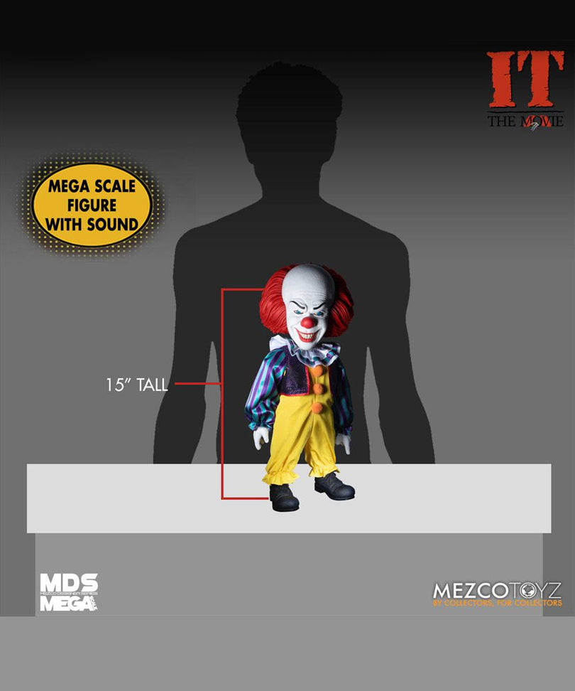 Stephen Kings IT 1990 Mezco Deluxe Action Figure Pennywise 38 cm