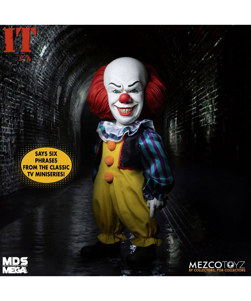 Stephen Kings IT 1990 Mezco Deluxe Action Figure Pennywise 38 cm