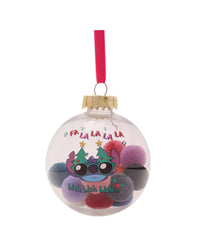 Stitch - Set of 7 Xmas Pom Poms Baubles