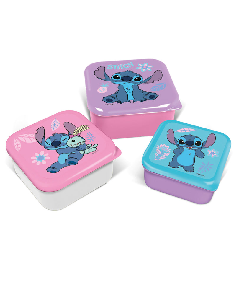 Stitch - Watercolor - Snack Boxes - 3 pcs