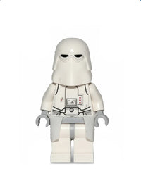 Snowtrooper, Light Bluish Gray Hips, Light Bluish Gray Hands, White Kama