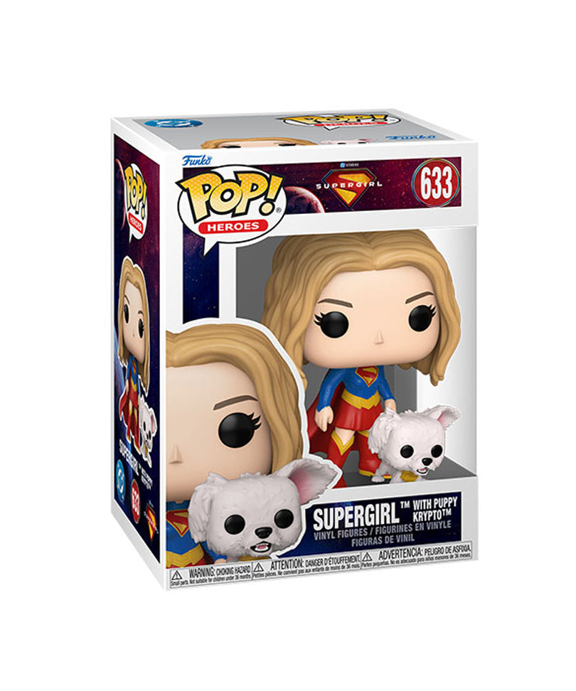 Supergirl with Puppy Krypto