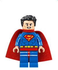 Superman - Blue Suit, Spongy Cape, Tousled Hair, Open Mouth / Red Eyes