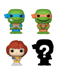 Leonardo / Michelangelo / April O'Neil / Mystery Bitty (4-Pack)