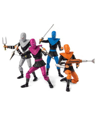  Teenage Mutant Ninja Turtles - BST AXN Action Figure 4-Pack Foot Soldiers 13 cm