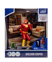 The Big Bang Theory Movie Maniacs Action Figure Sheldon Cooper as The Flash 15 cm