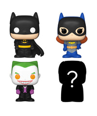 The Joker / Batgirl / Batman (Classic Black) / Mystery Bitty (4-Pack)