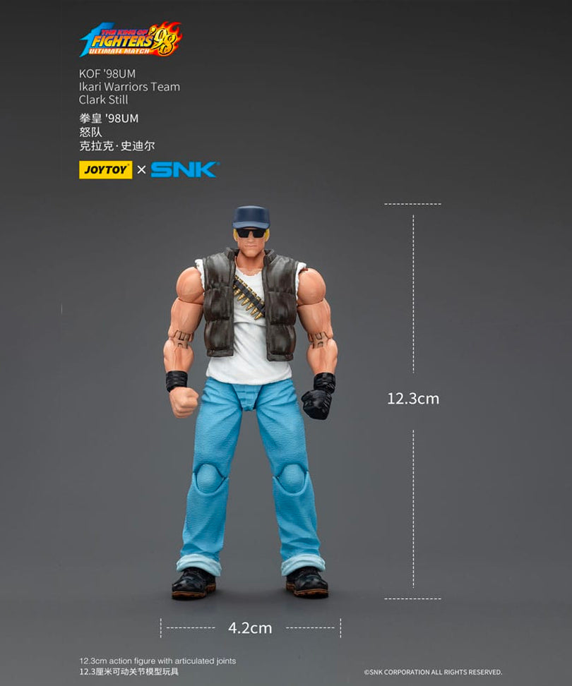 The King Of Fighters '98 Action Figure Hero Team Clark Still 12 cm