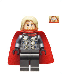 Thor - Spongy Cape with Single Hole, Pearl Dark Gray Legs