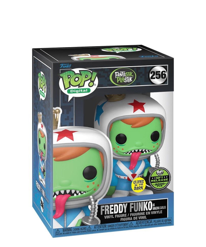 Freddy Funko as Amazing Carlos (Glows in the Dark)