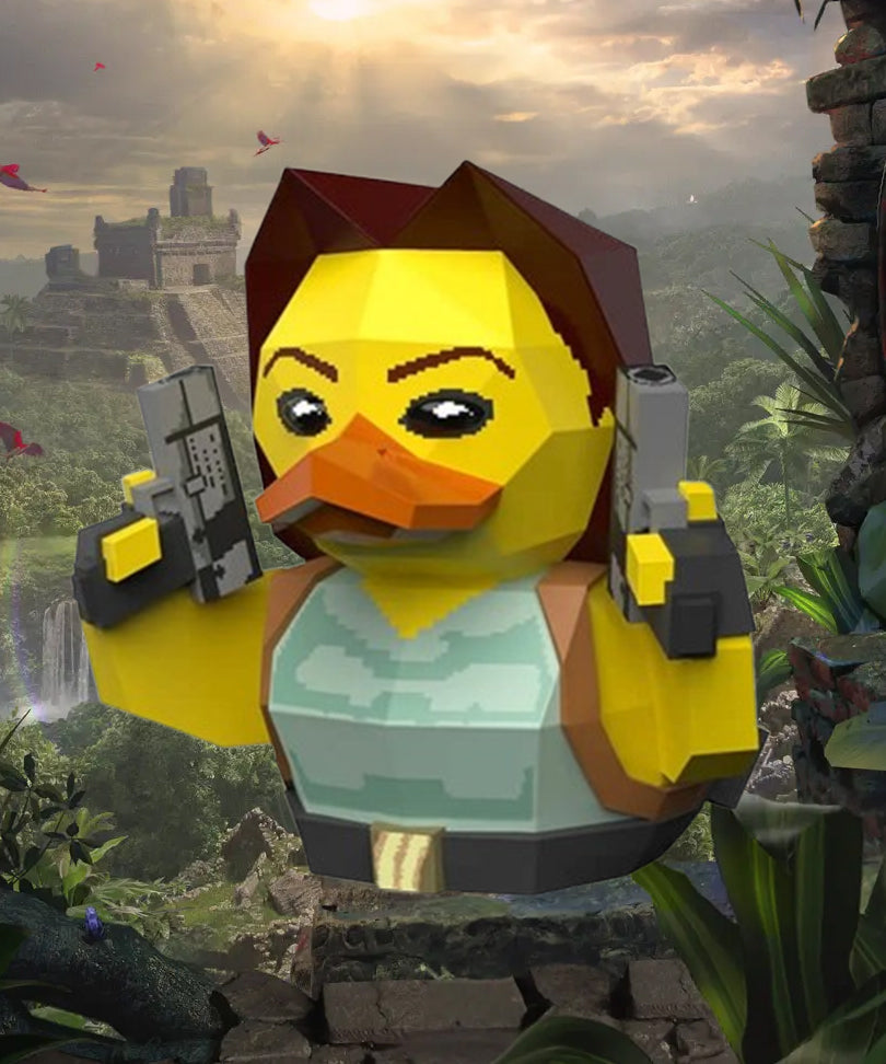 Tomb Raider Classic Lara Croft TUBBZ Cosplaying Duck Collectable