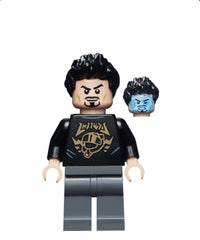 Tony Stark - Black Shirt with Gold Helmet