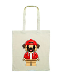 Tote Bag in Cotone Beige - Cottonel Colour+