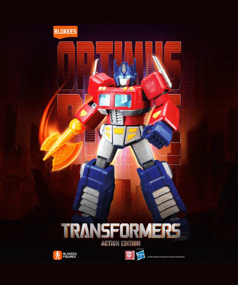  Transformers Blokees Plastic Model Kit Action Edition 01 G1 Optimus Prime