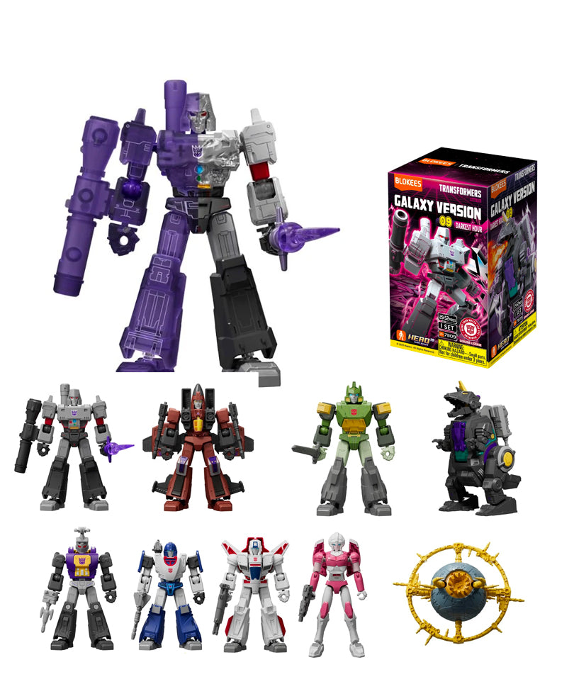 Transformers Blokees Plastic Model Kit Darkest Hour Galaxy Version 09 - Blind Box