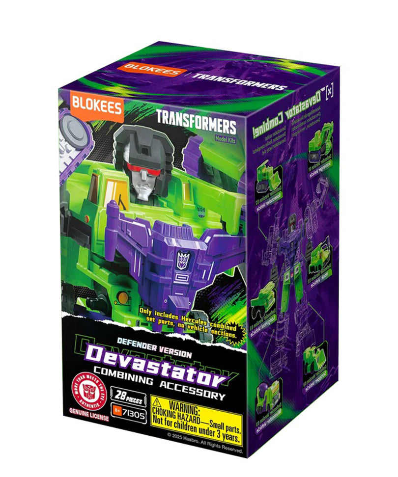 Transformers Blokees Plastic Model Kit Defender Version Devastator Combining Accessory