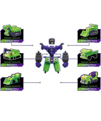Transformers Blokees Plastic Model Kit Defender Version Devastator Combining Accessory