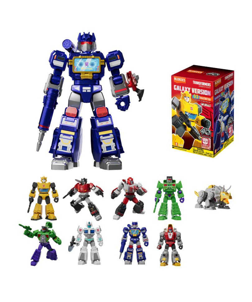 Transformers Blokees Plastic Model Kit Galaxy Version 03 The Autobot Run - Blind Box