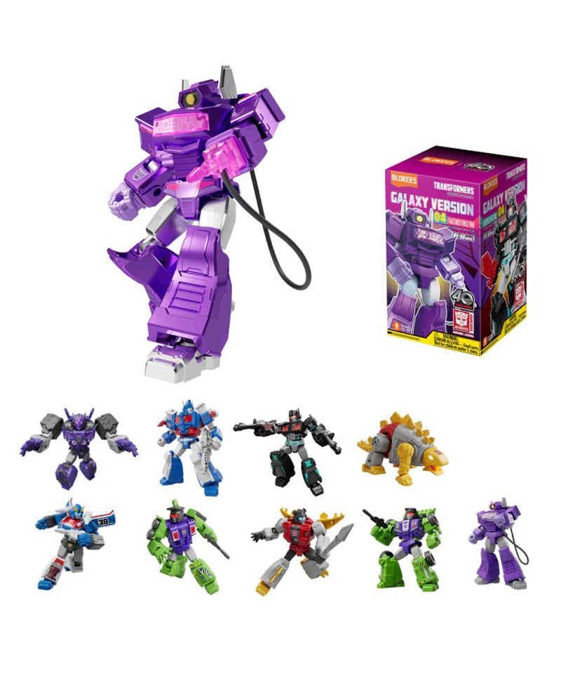 Transformers Blokees Plastic Model Kit Galaxy Version 04 Fractored Space-Time - Blind Box