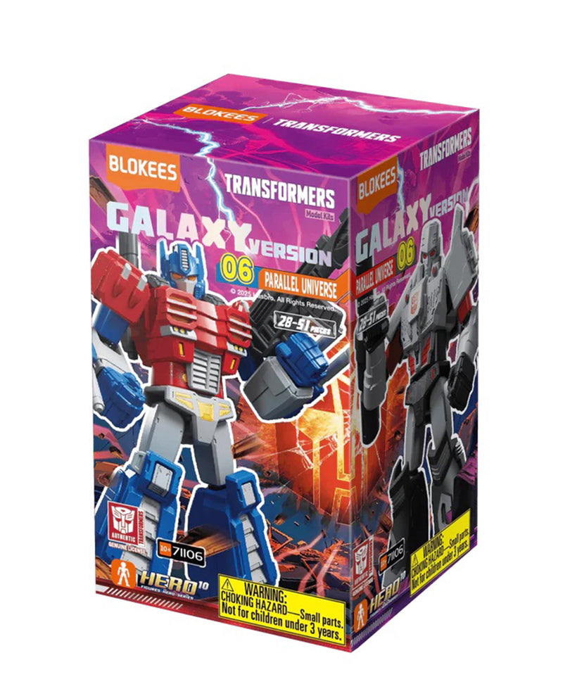Transformers Blokees Plastic Model Kit Galaxy Version 06 Parallel Universe - Blind Box