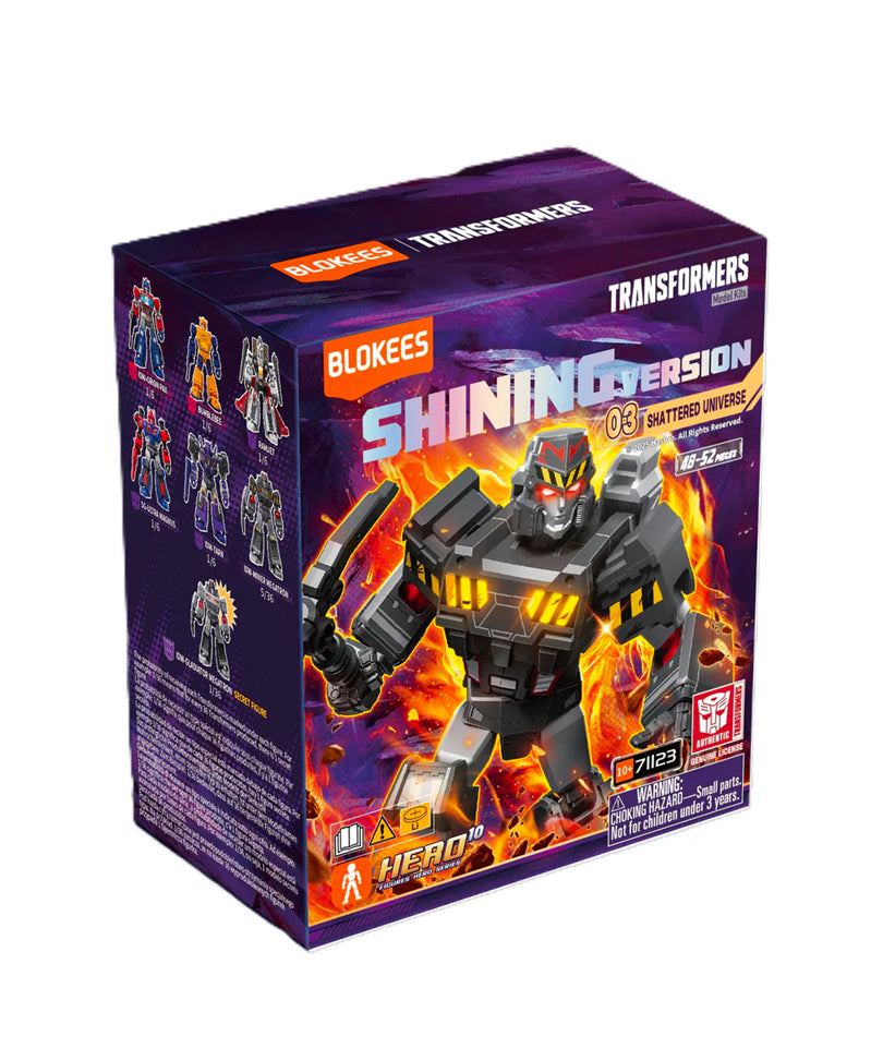 Transformers Blokees Plastic Model Kit Shining Version 03 Shattered Universe - Blind Box