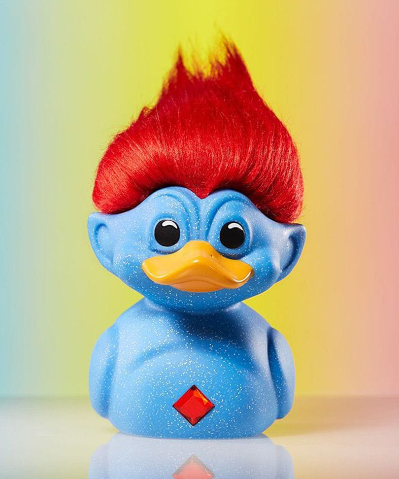 Trolls Glitter Blue Troll (Blue with Red Hair) TUBBZ Cosplaying Duck Collectable