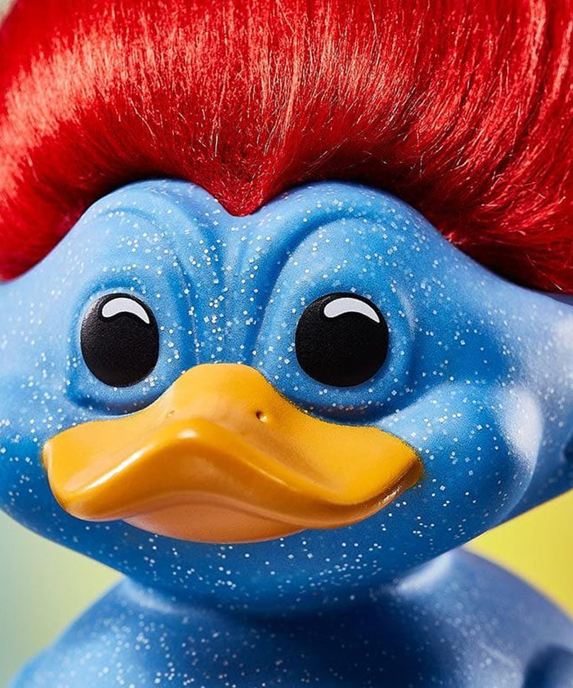 Trolls Glitter Blue Troll (Blue with Red Hair) TUBBZ Cosplaying Duck Collectable