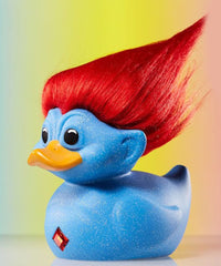 Trolls Glitter Blue Troll (Blue with Red Hair) TUBBZ Cosplaying Duck Collectable