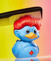Trolls Glitter Blue Troll (Blue with Red Hair) TUBBZ Cosplaying Duck Collectable