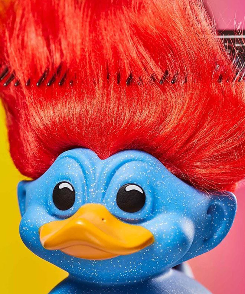 Trolls Glitter Blue Troll (Blue with Red Hair) TUBBZ Cosplaying Duck Collectable