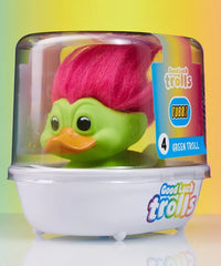 Trolls Green Troll with Pink Hair Tubbz Cosplaying Duck Collectable