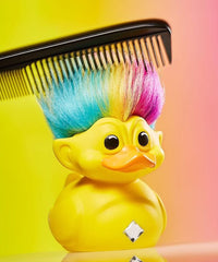 Trolls Rainbow Troll (Yellow with Rainbow Hair) TUBBZ Cosplaying Duck Collectable