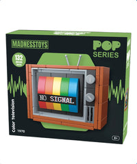 POP SERIES - Construction Kit - 1970 Colour Television - 132pc