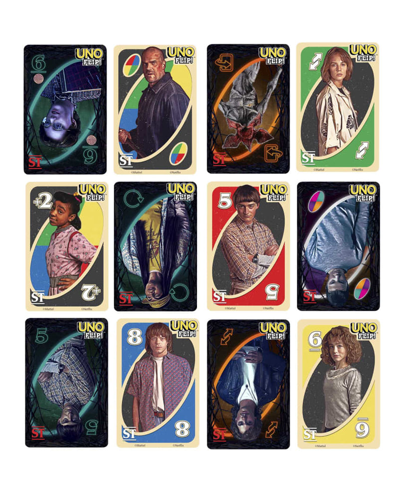 UNO Flip! Card Game Stranger Things