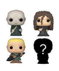Voldemort / Draco Malfoy / Bellatrix Lestrange / Mystery Bitty (4-Pack)