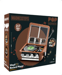 POP SERIES - Construction Kit - Vinyl Record Player - 217pc