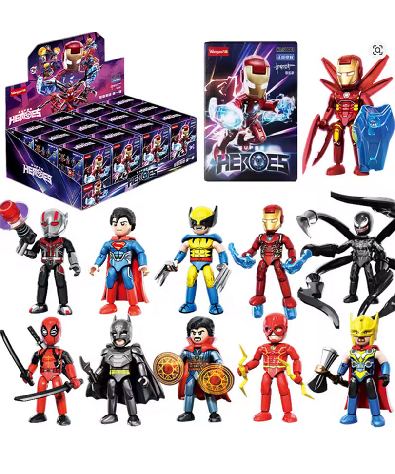 Wangao Super Heroes – Marvel Buildable Figures (Blind Box)