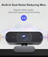 Webcam Full HD 1080p CW100 Crosstour con Microfono Incorporato