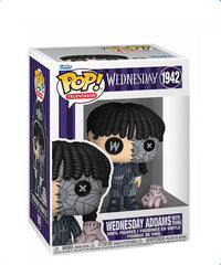 Patchwork Wednesday Addams with Thing