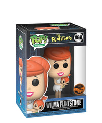 Wilma Flintstone holding Pebbles