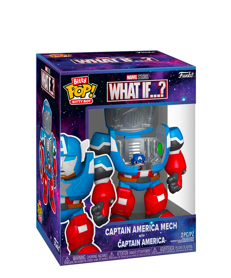 Bitty Bot POP! Captain America Mech with Captain America