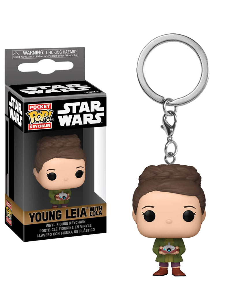 Young Leia with Lola Keychain