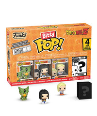 Cell (First Form) / Android 17 / Android 18 / Mystery Bitty (4-Pack)