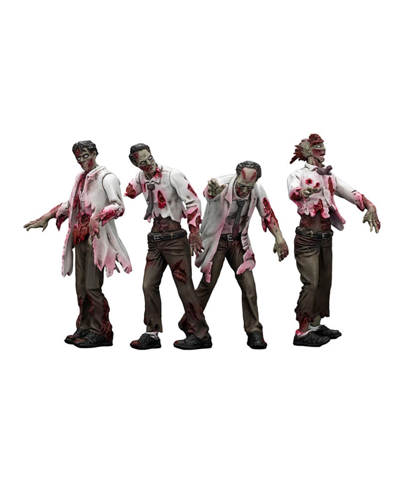 Zombie Dark Source - Action Figures 4-Pack Scientists (Male) 8 cm