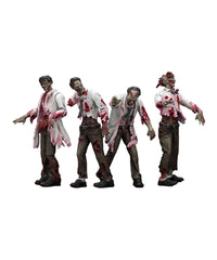 Zombie Dark Source - Action Figures 4-Pack Scientists (Male) 8 cm
