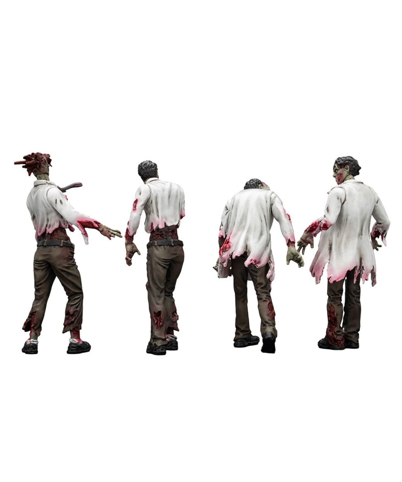 Zombie Dark Source - Action Figures 4-Pack Scientists (Male) 8 cm